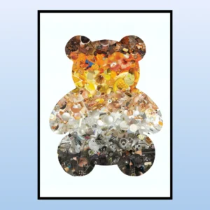 Plakat Miś Flaga Bears
