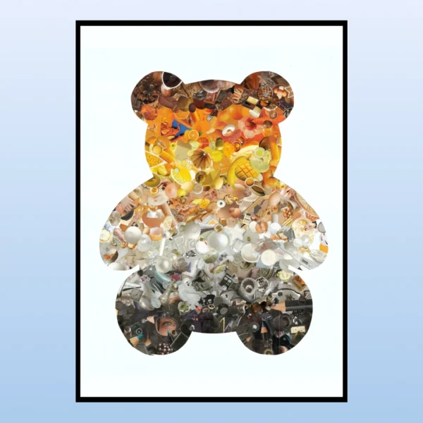 Plakat Miś Flaga Bears
