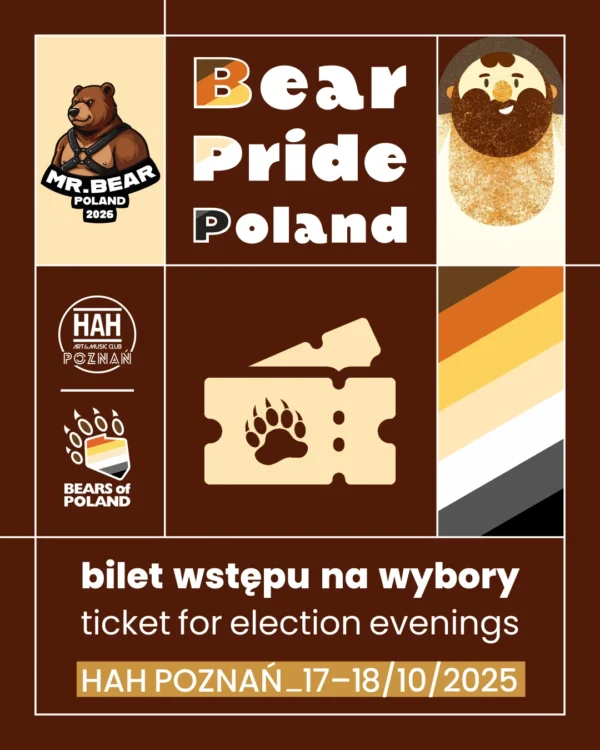 Bilet na wybory Mr. Bear Poland 2026 (17+18.10.2025)